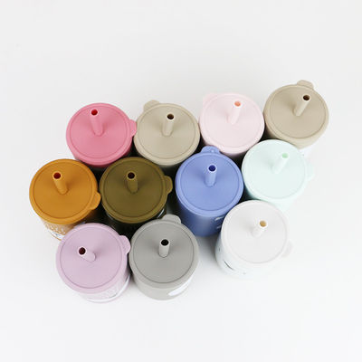 BPA Straw Cup Silicone Coffee Mug livre para beber das crianças da criança