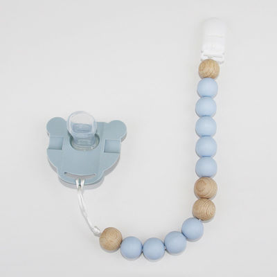 Corrente da chupeta do bebê do silicone do produto comestível com forma animal bonito da panda