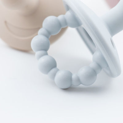 Suporte do malote de Cat Kitty Shape Silicone Pacifier Case para a criança do bebê que sai os dentes chupetas