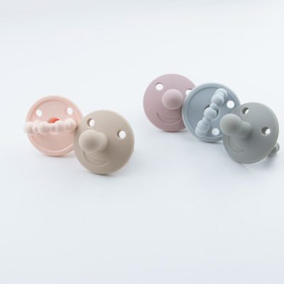 Suporte do malote de Cat Kitty Shape Silicone Pacifier Case para a criança do bebê que sai os dentes chupetas