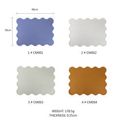 Cat Face Kids Silicone Placemat, esteira de alimentação de Mat Heat Resistant Waterproof da mesa de jantar do silicone