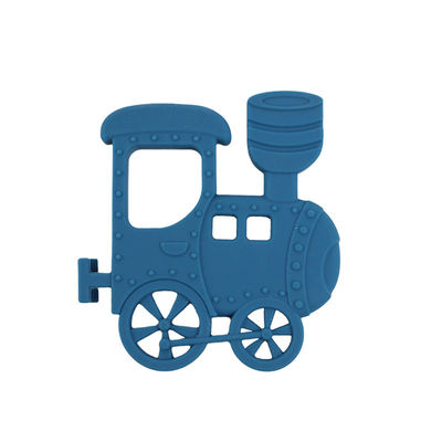 Pouco bebê Teether do silicone do trem para a colar Toy Non Toxic