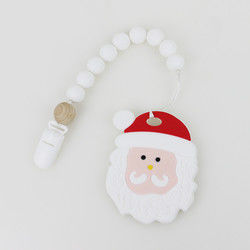 Árvore de Natal Teether do silicone de DIY, grânulos de borracha macios seguros para sair os dentes