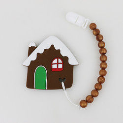Árvore de Natal Teether do silicone de DIY, grânulos de borracha macios seguros para sair os dentes