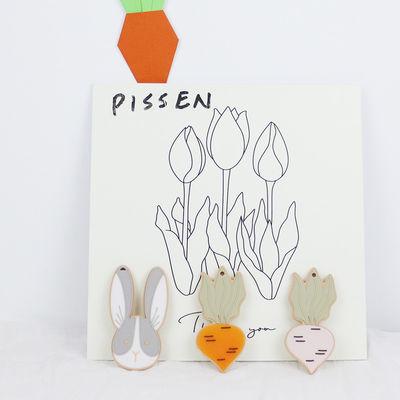 Carneiros Bunny Personalised Silicone Teether BPA livre para o bebê recém-nascido