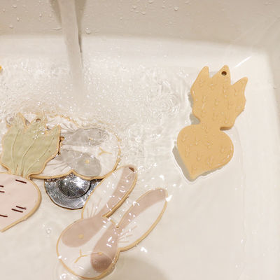 Carneiros Bunny Personalised Silicone Teether BPA livre para o bebê recém-nascido