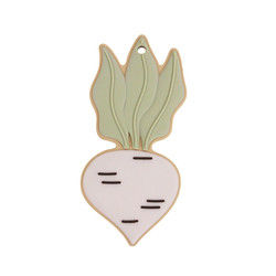 Carneiros Bunny Personalised Silicone Teether BPA livre para o bebê recém-nascido