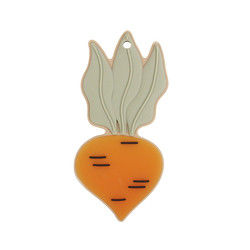 Carneiros Bunny Personalised Silicone Teether BPA livre para o bebê recém-nascido