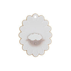 Carneiros Bunny Personalised Silicone Teether BPA livre para o bebê recém-nascido