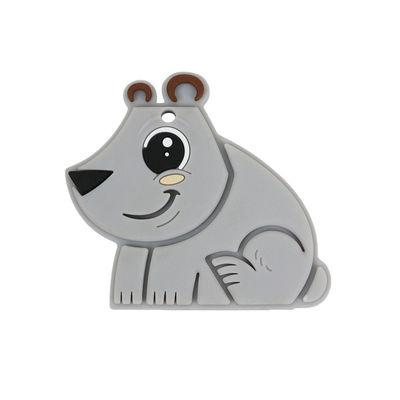 Bebê Teether BPA Eco livre do silicone do produto comestível do urso amigável