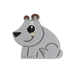 Bebê Teether BPA Eco livre do silicone do produto comestível do urso amigável