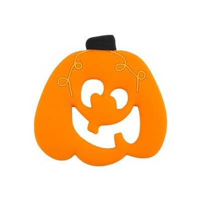Bebê feito sob encomenda Teether do silicone com forma do homem de pão-de-espécie de Dia das Bruxas Ghost