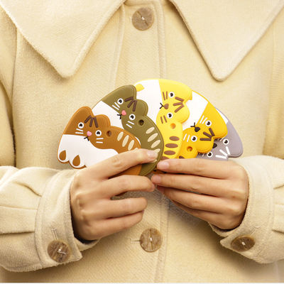 Cat Kitten Silicone Baby Teether animal BPA livre para sair os dentes da criança
