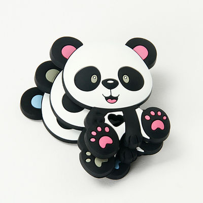 Cat Kitten Silicone Baby Teether animal BPA livre para sair os dentes da criança