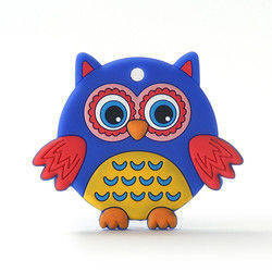 Cat Kitten Silicone Baby Teether animal BPA livre para sair os dentes da criança
