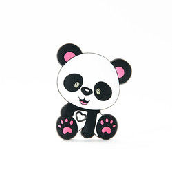Cat Kitten Silicone Baby Teether animal BPA livre para sair os dentes da criança