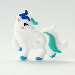 Cat Kitten Silicone Baby Teether animal BPA livre para sair os dentes da criança