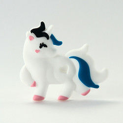Cat Kitten Silicone Baby Teether animal BPA livre para sair os dentes da criança