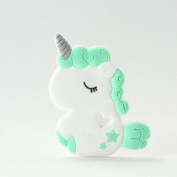 Cat Kitten Silicone Baby Teether animal BPA livre para sair os dentes da criança