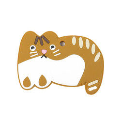 Cat Kitten Silicone Baby Teether animal BPA livre para sair os dentes da criança