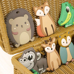 Material animal macio do produto comestível do silicone de Teether do bebê para a criança