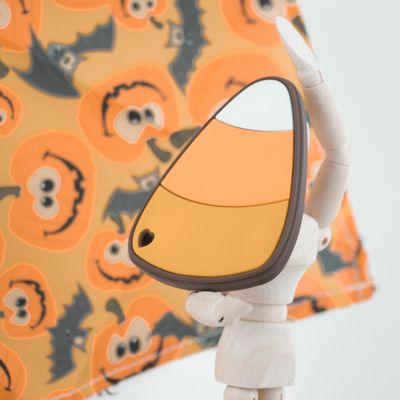 Bebê Teether do silicone do chapéu das bruxas de Dia das Bruxas colorido para acalmar a dor sair os dentes