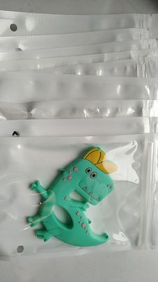 Silicone Chewable Teethers do bebê do produto comestível, brinquedo não tóxico do silicone sair os dentes
