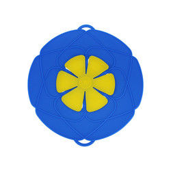 O dobro de Pan Lid Cover Reusable With do silicone do produto comestível pendura cozinhando