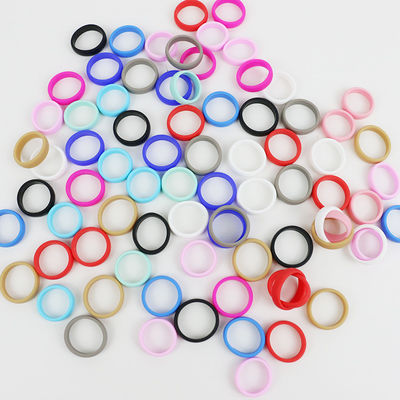 Anéis-O livres da borracha de silicone do produto comestível de BPA Chewable para meninas das crianças