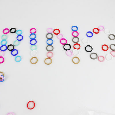 Anéis-O livres da borracha de silicone do produto comestível de BPA Chewable para meninas das crianças