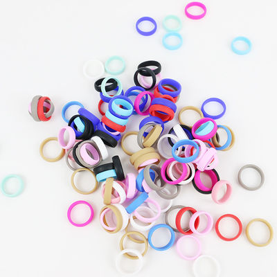 Anéis-O livres da borracha de silicone do produto comestível de BPA Chewable para meninas das crianças