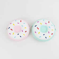 Mala a tiracolo de Mini Rainbow Custom Made Silicone para o bebê da criança
