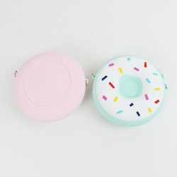 Mala a tiracolo de Mini Rainbow Custom Made Silicone para o bebê da criança