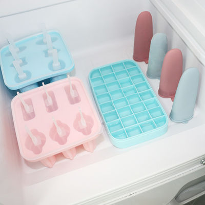 Moldes personalizados livres do silicone de BPA para o gelo Lolly Making do picolé