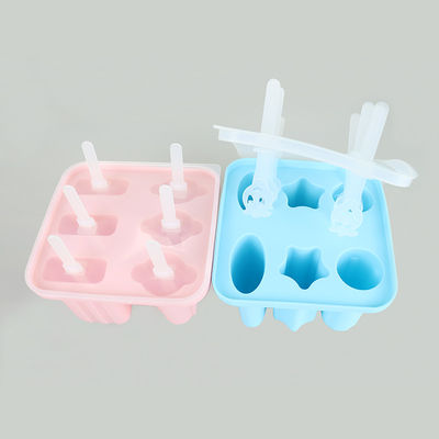 Material do silicone de Tray With Food Grade Soft do molde do gelado da família DIY