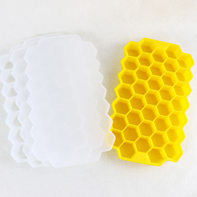Molde livre do cubo de gelo do favo de mel de BPA, bandejas de borracha do cubo de gelo do produto comestível