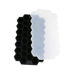 Molde livre do cubo de gelo do favo de mel de BPA, bandejas de borracha do cubo de gelo do produto comestível