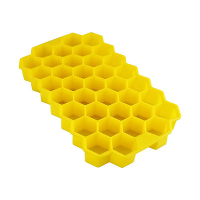 Favo de mel de 37 células o silicone personalizado molda BPA livre com logotipo feito sob encomenda