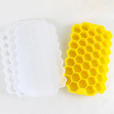 Favo de mel de 37 células o silicone personalizado molda BPA livre com logotipo feito sob encomenda