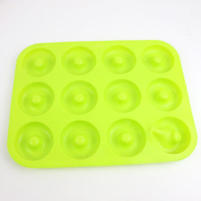 Mini Non Toxic Silicone Doughnut molda para a fatura do queque do queque