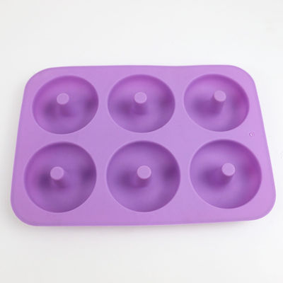 Mini Non Toxic Silicone Doughnut molda para a fatura do queque do queque