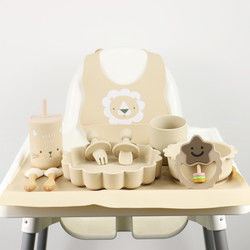 Máquina de lavar louça pequena Material da colher do padrão seguro do silicone