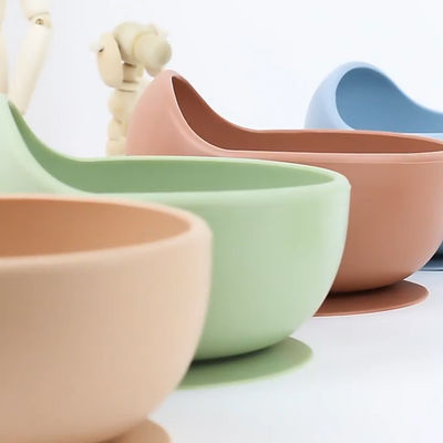O bebê não tóxico do silicone da sução rola BPA livre para comer do bebê da criança