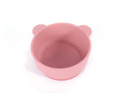 Cartoon Designing Bear Panda Forma Bebê Silicona Sopa de Alimentação Desagradável Com Customize Logo