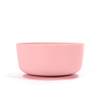 A bacia bonito do silicone do produto comestível ajustou-se impermeável para a alimentação do bebê