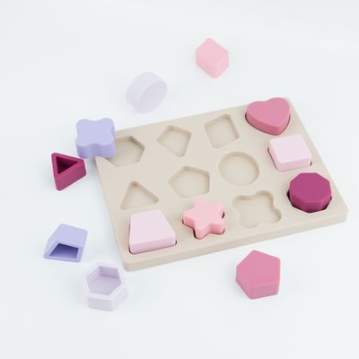 Enigma geométrico BPA Eco livre do silicone da forma amigável para a educação das crianças