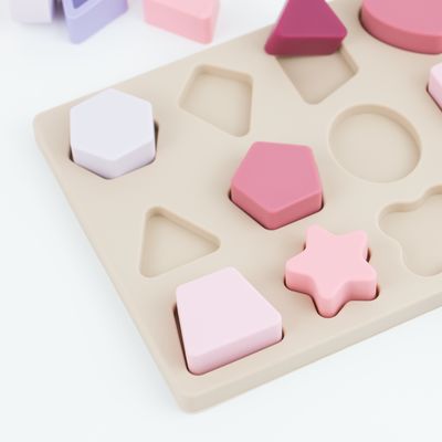 Enigma geométrico BPA Eco livre do silicone da forma amigável para a educação das crianças