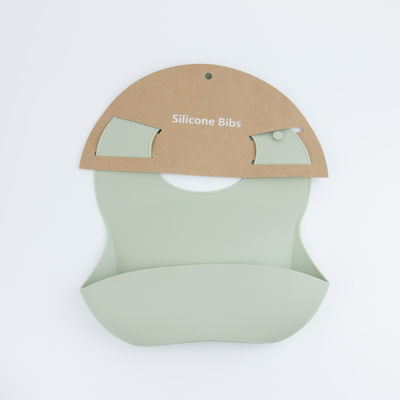 Logo Silicone Baby Bib personalizado, babadores de alimentação impermeáveis para meninos das meninas
