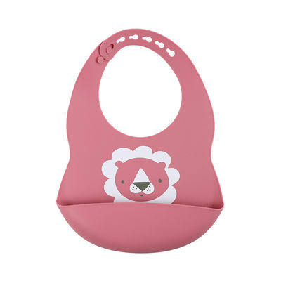 Costume do babador do silicone do bebê da cor de Pantone com impressão animal bonito da preguiça