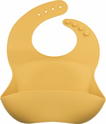 Delicado seguro do babador ajustável do coletor do silicone para a alimentação das crianças do bebê